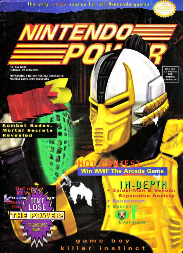 Nintendo Power Issue 078 (November 1995) cover